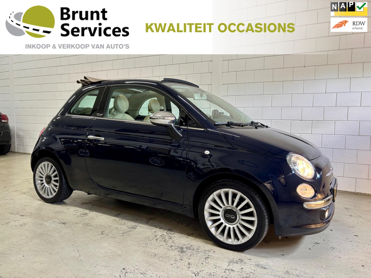 Fiat 500 C - 0.9 TwinAir by Gucci Bj.12|Cabrio|Automaat|Leer|1E Eigenaar !! - AutoWereld.nl