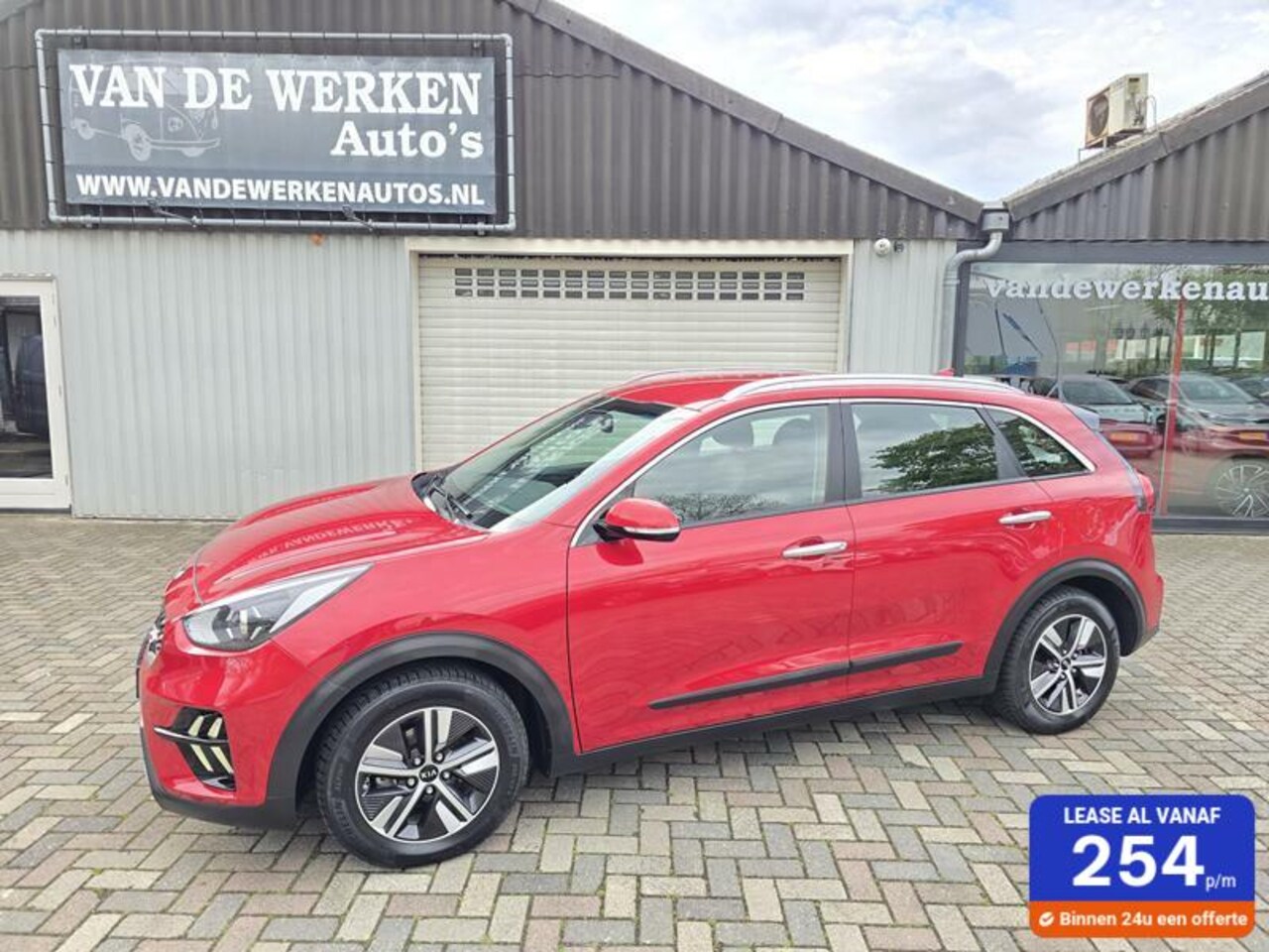 Kia Niro - 1.6 GDi Hybrid DynamicLine AUTOMAAT Clima|Navi|Cruise|Camera|Leer|Nap!! - AutoWereld.nl