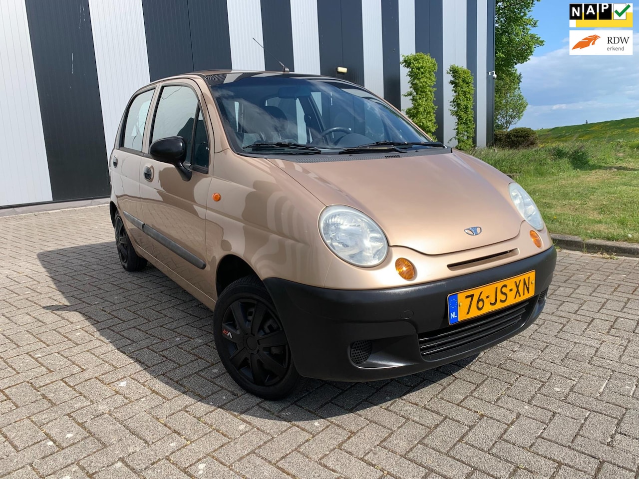 Daewoo Matiz - 0.8 Pure PS Nw APK-Lage KM-Open dak-5 Deurs-2 Sleutels - AutoWereld.nl