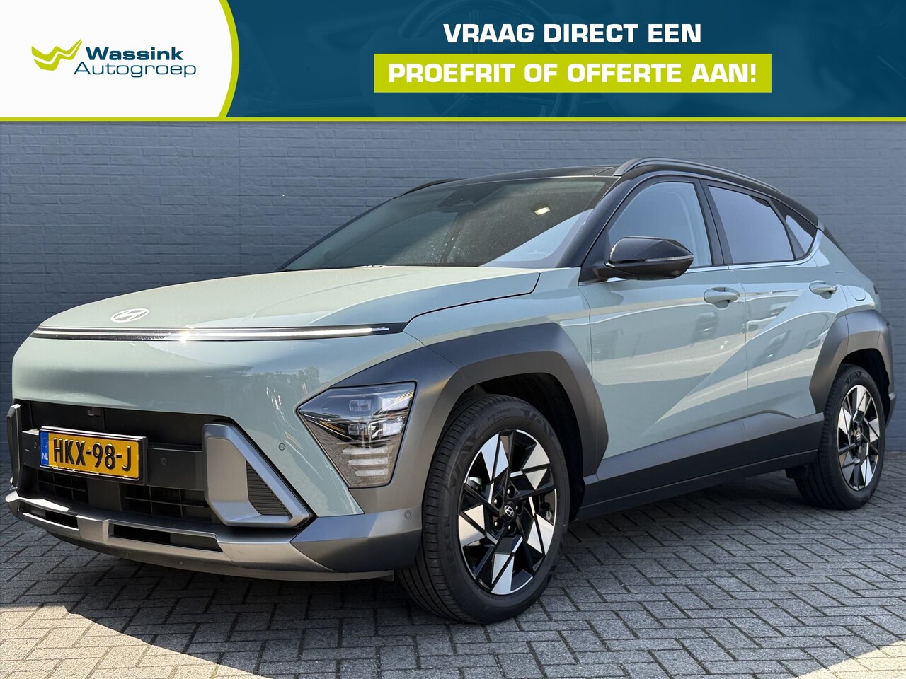 Hyundai Kona - 1.6 GDI HEV 141pk DCT Premium Sky | stoel & stuur verwarming | stoelverkoeling | 360° came - AutoWereld.nl
