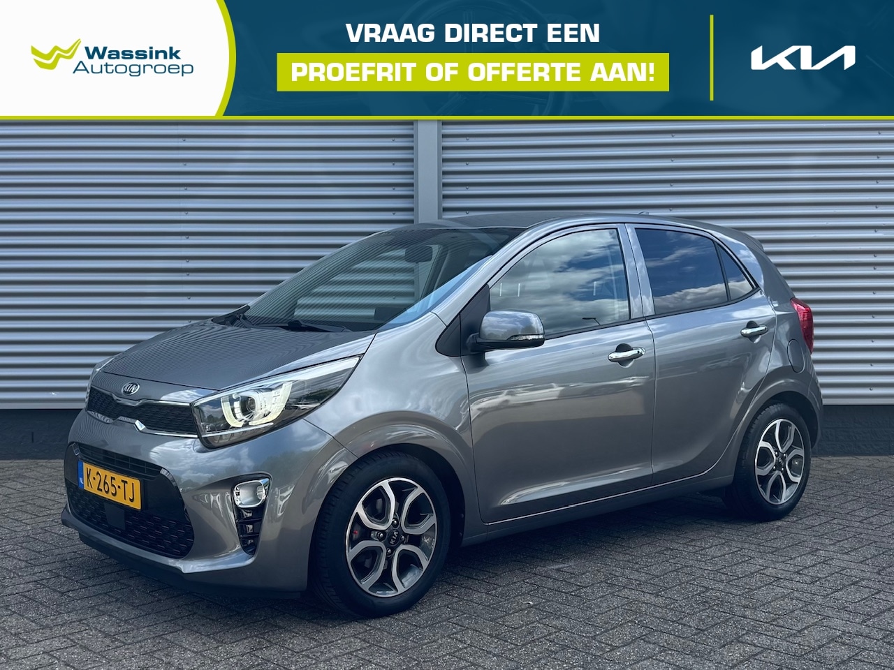Kia Picanto - 1.0 MPi 67pk 4-zits DynamicPlusLine | Climate Control | Camera | Navigatie | Lichtmetalen - AutoWereld.nl