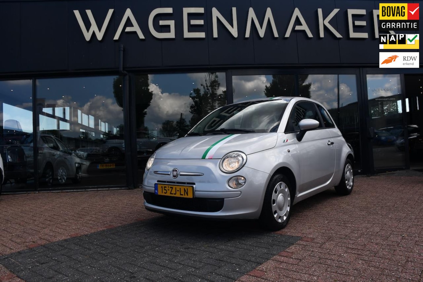 Fiat 500 - 1.2 Pop Electr ramen|cdv|Bluetooth Tel|Nieuwe Distributie - AutoWereld.nl