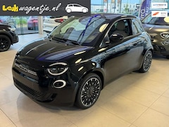 Fiat 500e - La Prima 42 kWh *panoramadak *p-camera *leer *17”