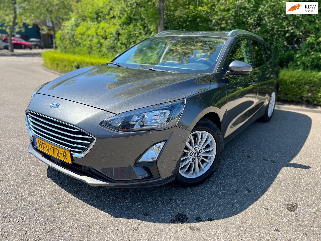 Ford Focus Wagon - 1.0 EcoBoost Titanium X Business Apple carplay Parkeer assist Navigatie Adapive cruise con - AutoWereld.nl