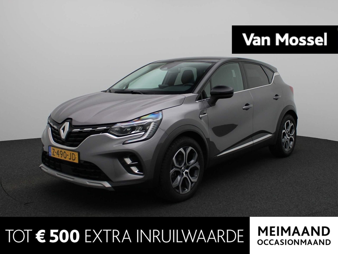 Renault Captur - E-Tech Hybrid 145 Techno | Automaat | Climate Control | Easy Link Navigatie met Apple Carp - AutoWereld.nl