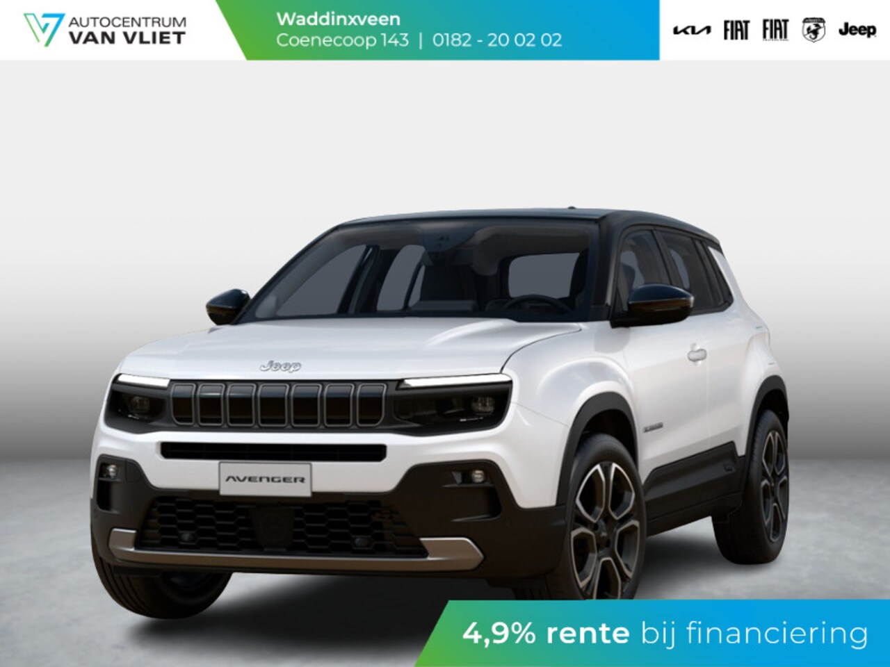 Jeep Avenger - Summit 54 kWh | Schuif/Kanteldak | Leder&Winter Pack | Warmtepomp | Info&Convenience Pack - AutoWereld.nl