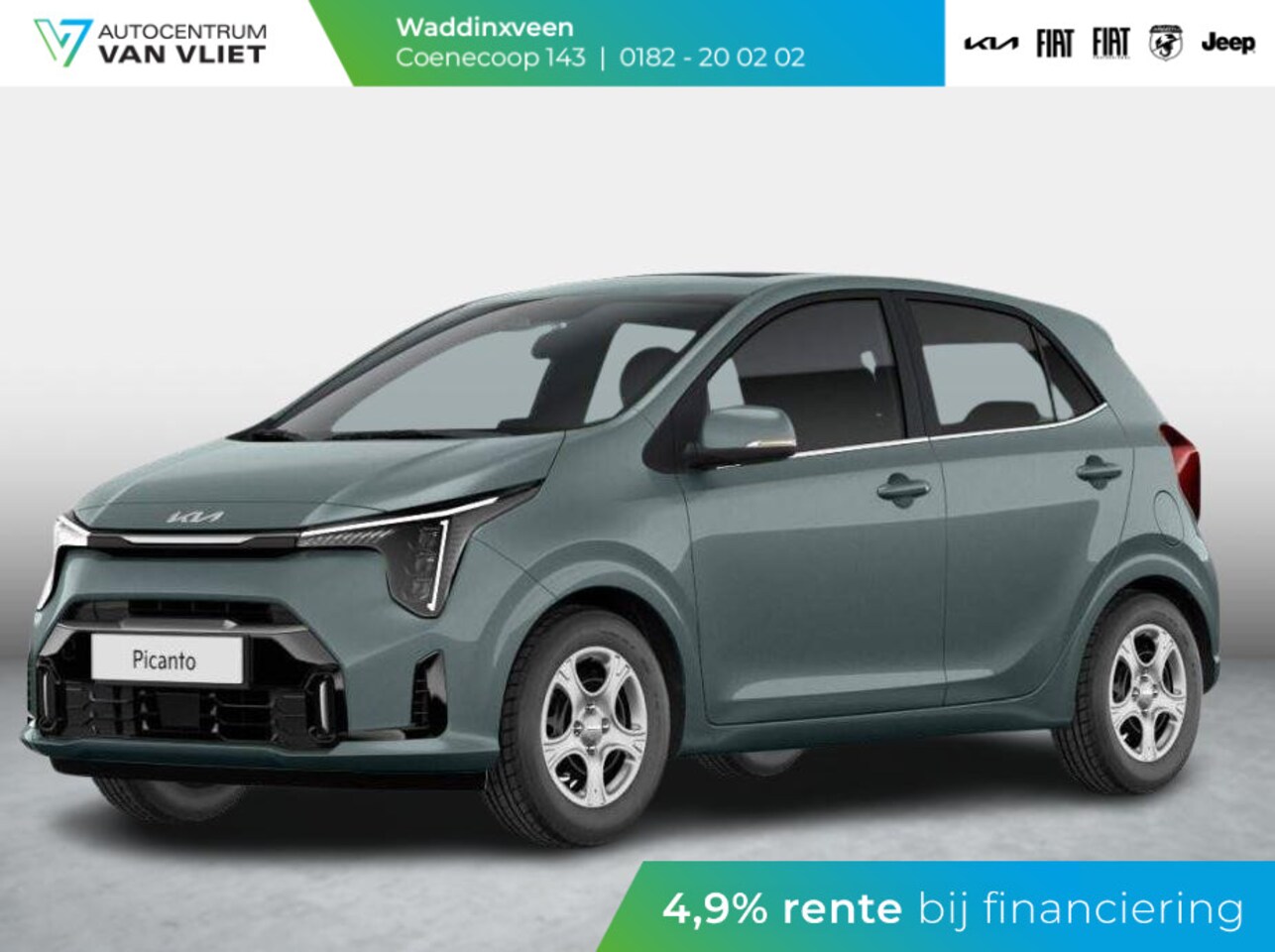 Kia Picanto - 1.0 DPI DynamicLine ANWB Private Lease v.a.€ 249,-| MY25 | Navi | Airco | Cruise | Camera - AutoWereld.nl