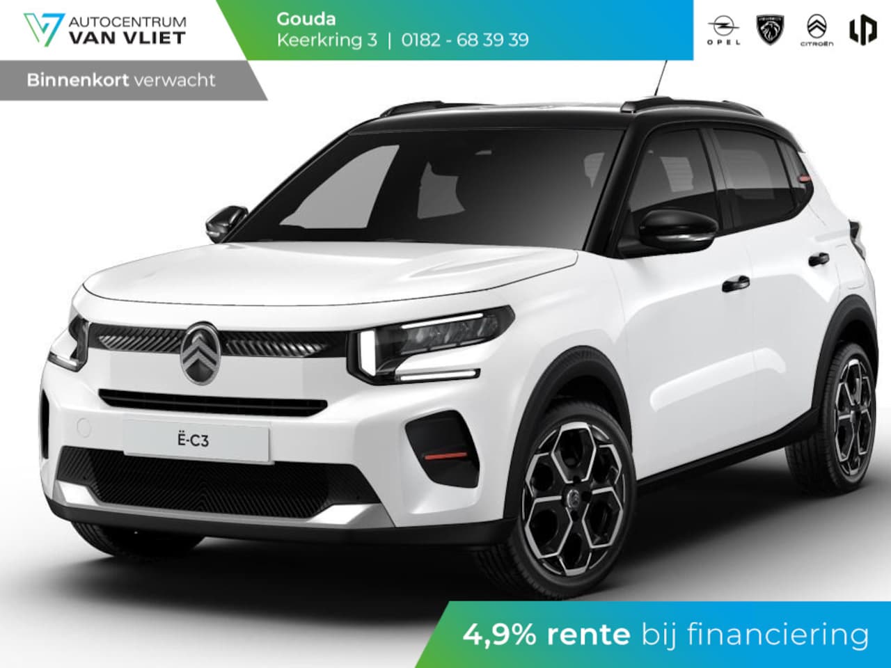 Citroën ë-C3 - Max 113pk 44 kWh | Boordlader 11kW - 3 fasen | - AutoWereld.nl