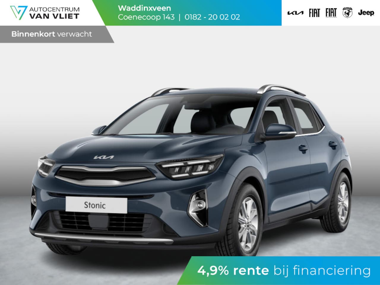 Kia Stonic - 1.0 T-GDi MHEV DynamicLine | Levering Mei |ANWB Private Lease v.a.€ 364,- | MY25 | 15'' li - AutoWereld.nl