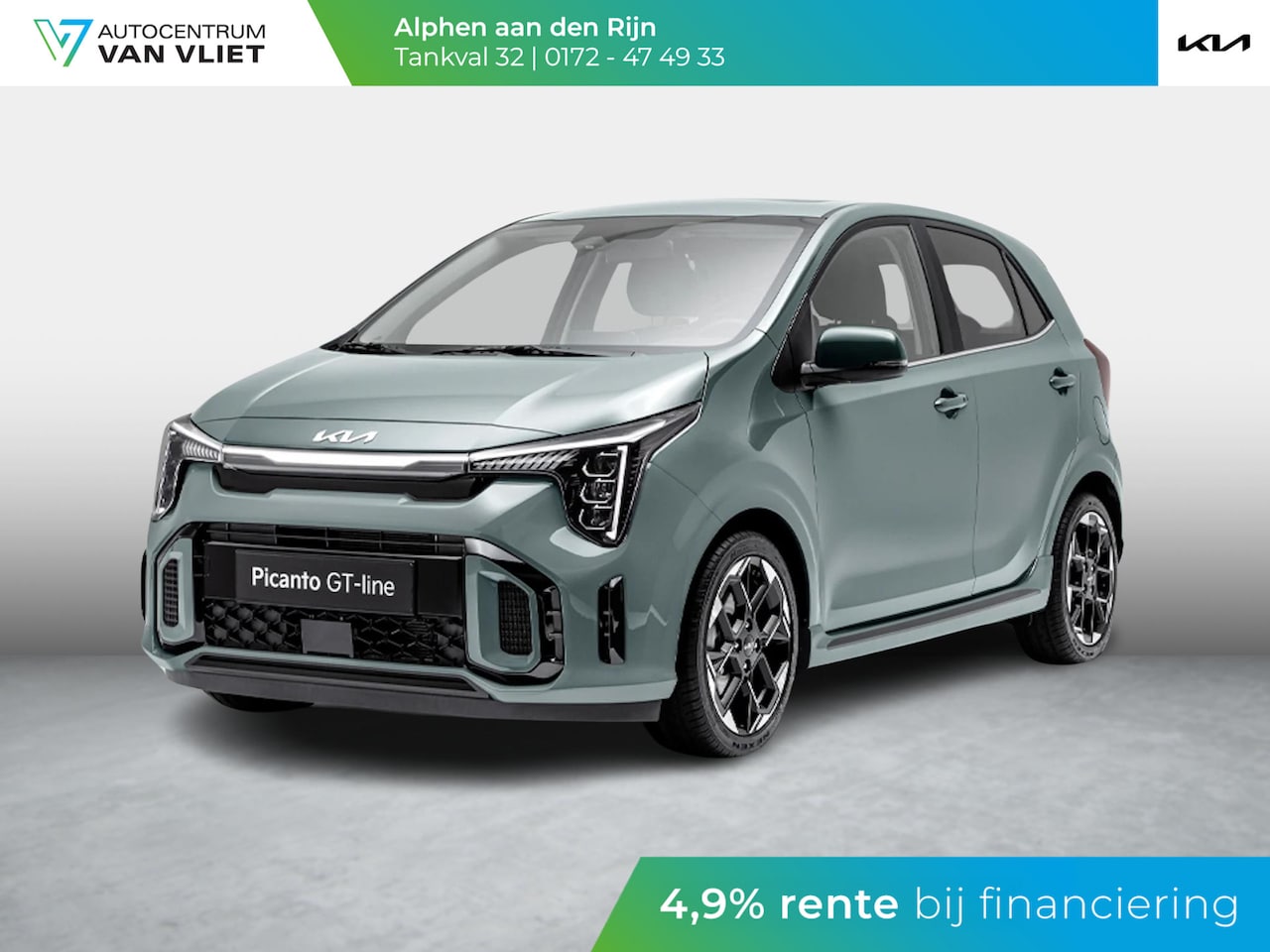 Kia Picanto - 1.0 DPi GT-Line ANWB Private Lease v.a € 284,-| Stoelverwarming | Schuif/kanteldak | Clima - AutoWereld.nl