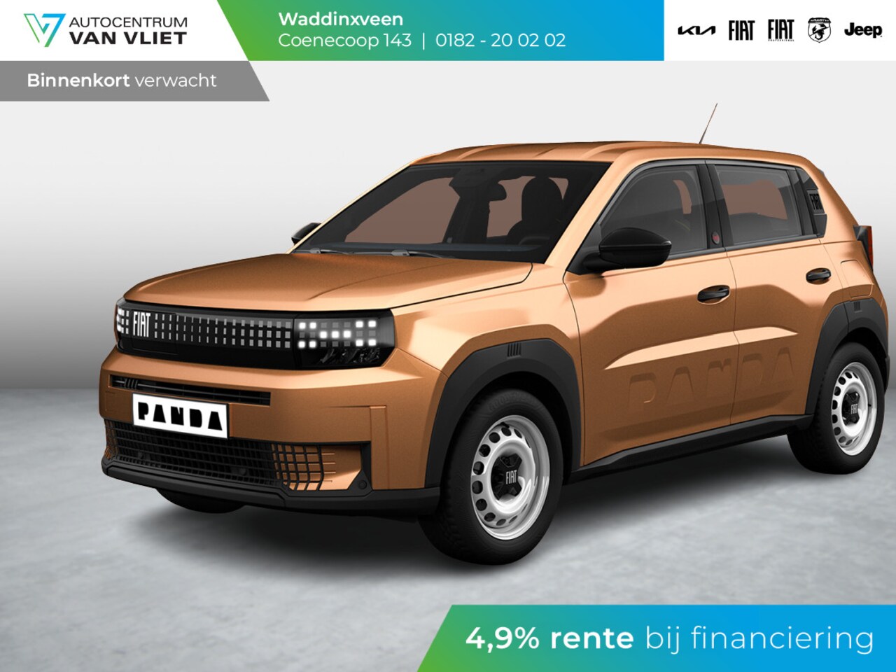 Fiat Grande Panda - Red 44 kWh | Airco | Cruise | Apple Carplay | 16" | PDC - AutoWereld.nl