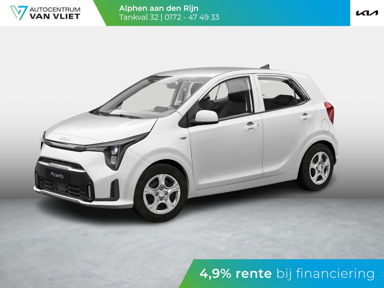 Kia Picanto - 1.0 DPI DynamicLine ANWB Private Lease v.a € 249,-| Snel leverbaar | Navigatie | Airco | C - AutoWereld.nl