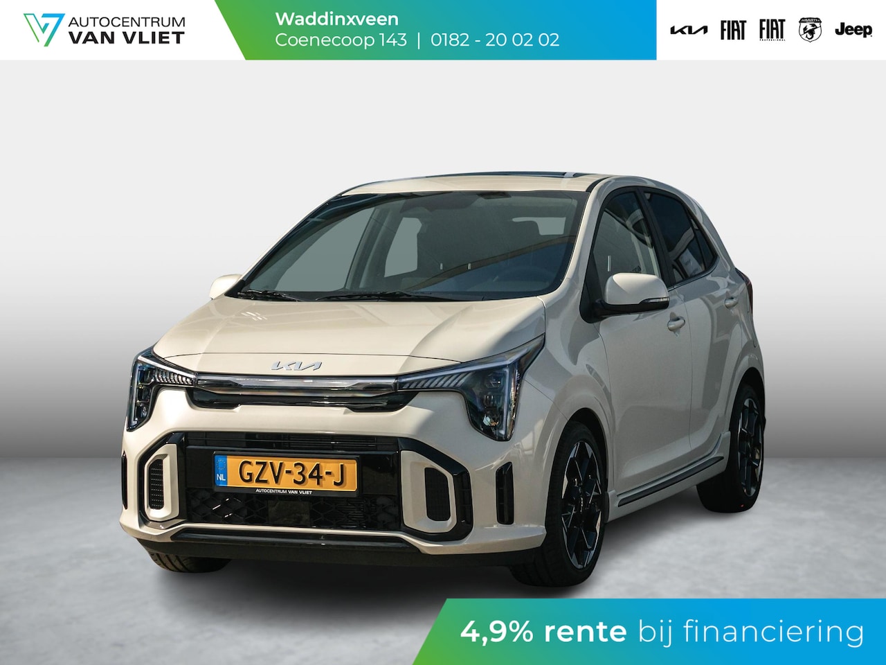 Kia Picanto - 1.0 DPI GT-Line | MY25 | Stoel&Stuur Verwarming | Schuif/kanteldak | Clima | Cruise | Appl - AutoWereld.nl