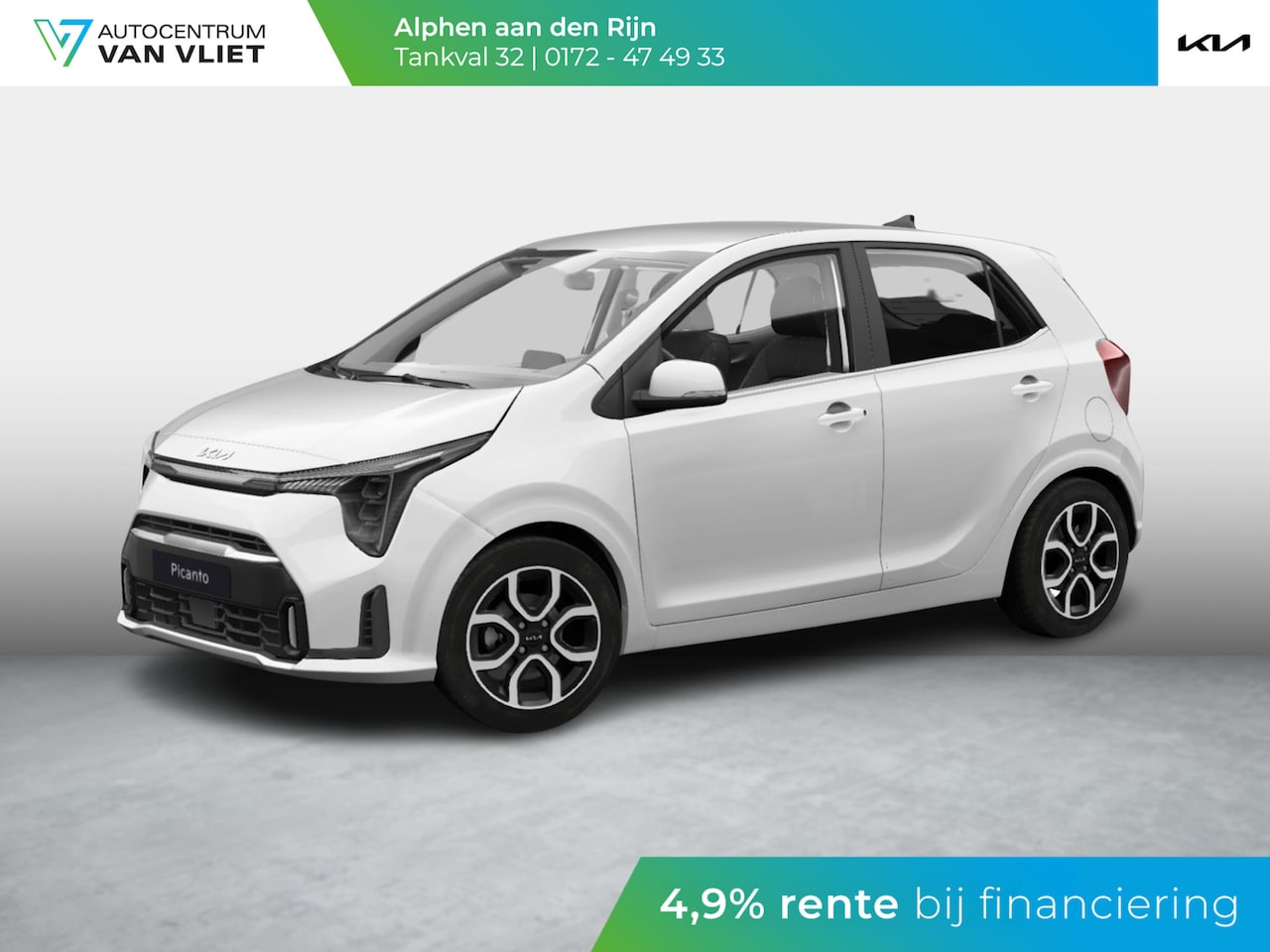 Kia Picanto - 1.0 DPI ExecutiveLine | Snel leverbaar | Stoel en stuurverwarming| Keyless| Navigatie| LED - AutoWereld.nl