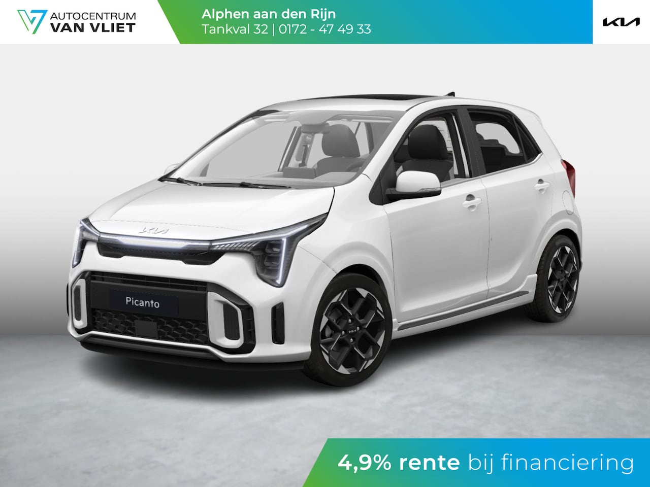 Kia Picanto - 1.0 DPI GT-Line | Snel leverbaar | Schuifkanteldak| Dode hoek assistentie | stoel en stuur - AutoWereld.nl