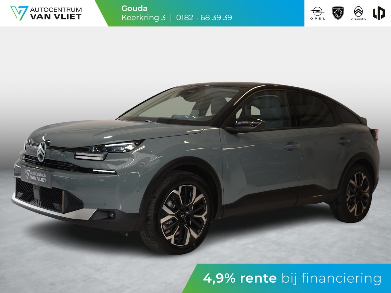 Citroën Ë-C4 - Max 54 kWh 156pk | Pack Techno | Two Tone dak | WLTP actieradius 418km | - AutoWereld.nl