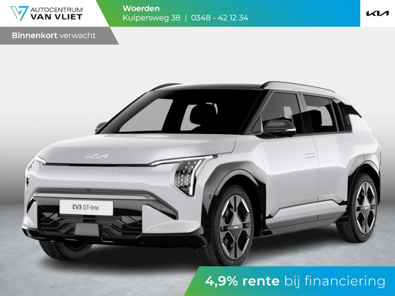 Kia EV3 - GT-Line 81.4 kWh | Levering Juni | 600km Rijbereik | Navi | 19" | Adapt. Cruise | Clima | - AutoWereld.nl