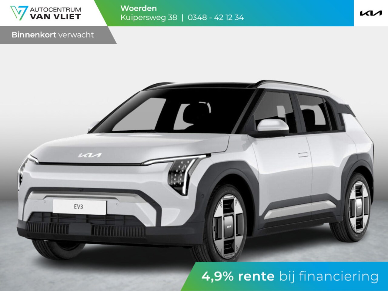 Kia EV3 - Plus Advanced 58.3 kWh | levering Juni | Navi | 19" | Adapt. Cruise | Clima | Schuif/Kante - AutoWereld.nl