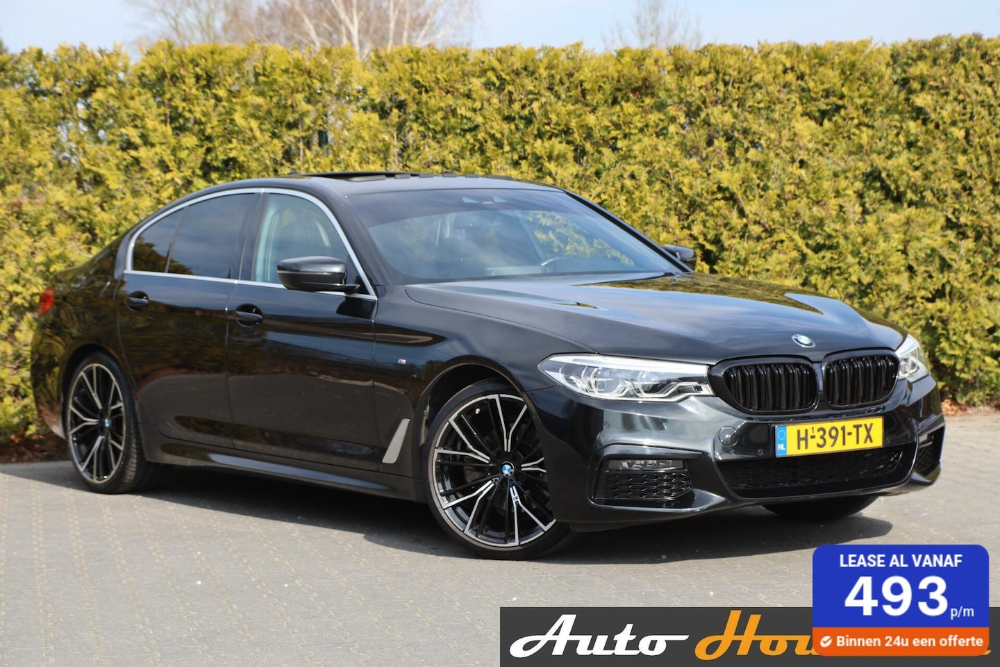 BMW 5-serie - 520i M Sport High Executive Automaat Panodak|Camera|Digidash|Panodak|Nav|Pdc|Leder|Memory - AutoWereld.nl
