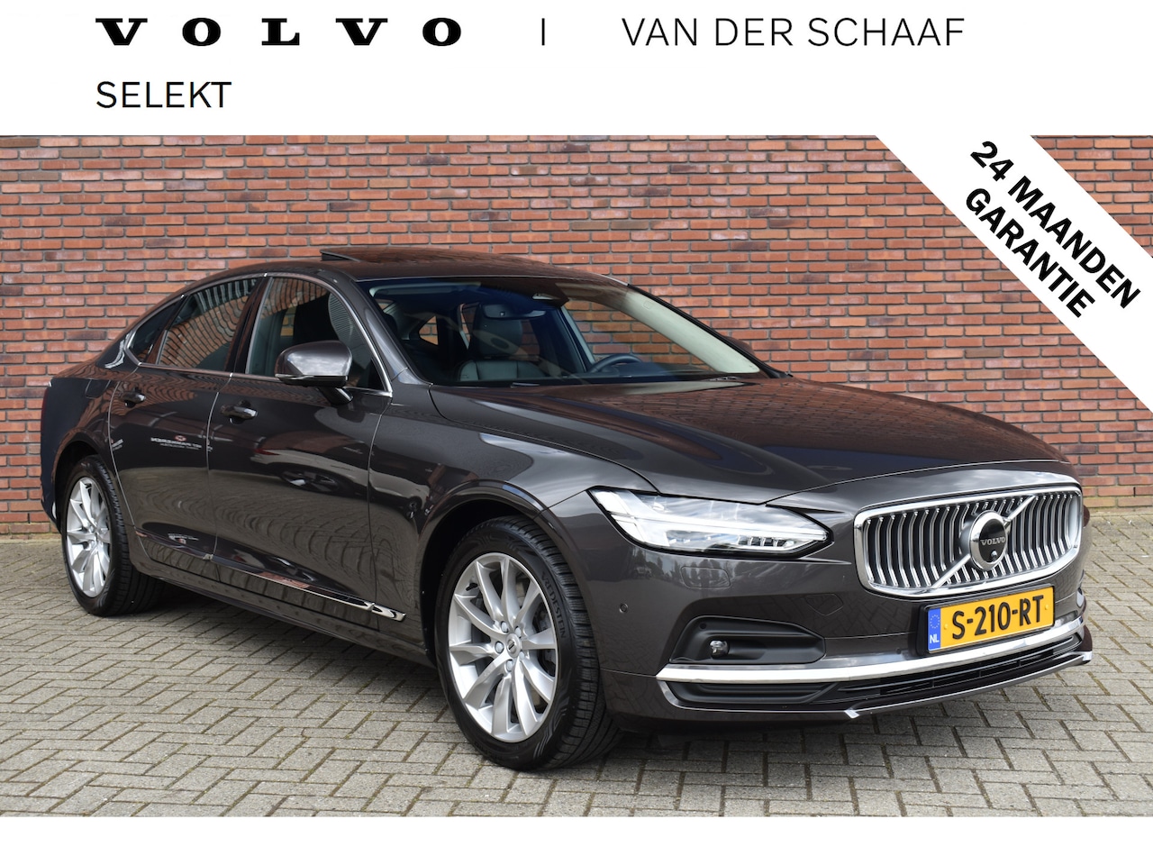 Volvo S90 - B4 211PK Ultimate Bright | Luchtvering | 360 Camera | Bowers & Wilkins | Massage | - AutoWereld.nl