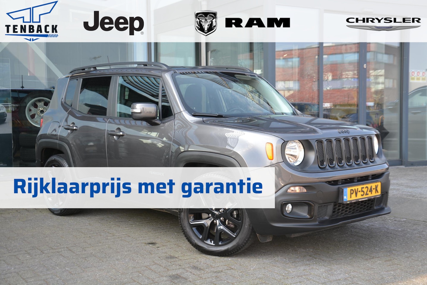 Jeep Renegade - 1.6 E-Torq Night Eagle II | 1e eigenaar | Dealerauto | NAP - AutoWereld.nl