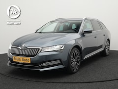 Skoda Superb Combi - 1.4 TSI iV Laurin & Klement Plug in Hybrid 218pk PHEV | Lederen Sportstoelen Memory | Adap