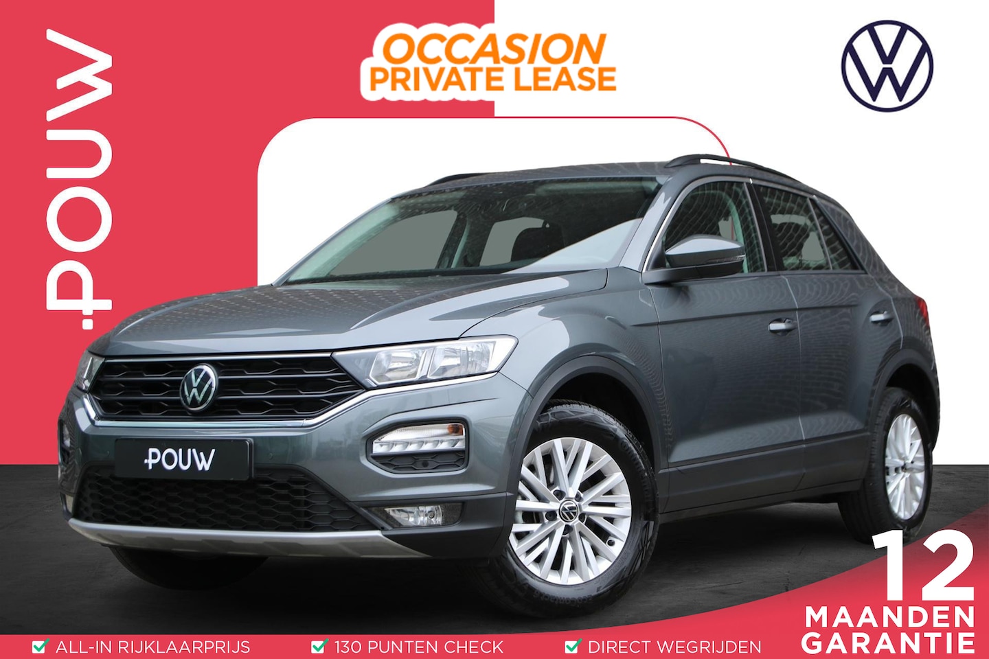 Volkswagen T-Roc - 1.0 TSI 110pk Style | Navigatie | Stoelverwarming | Volautomatische Airconditioning - AutoWereld.nl