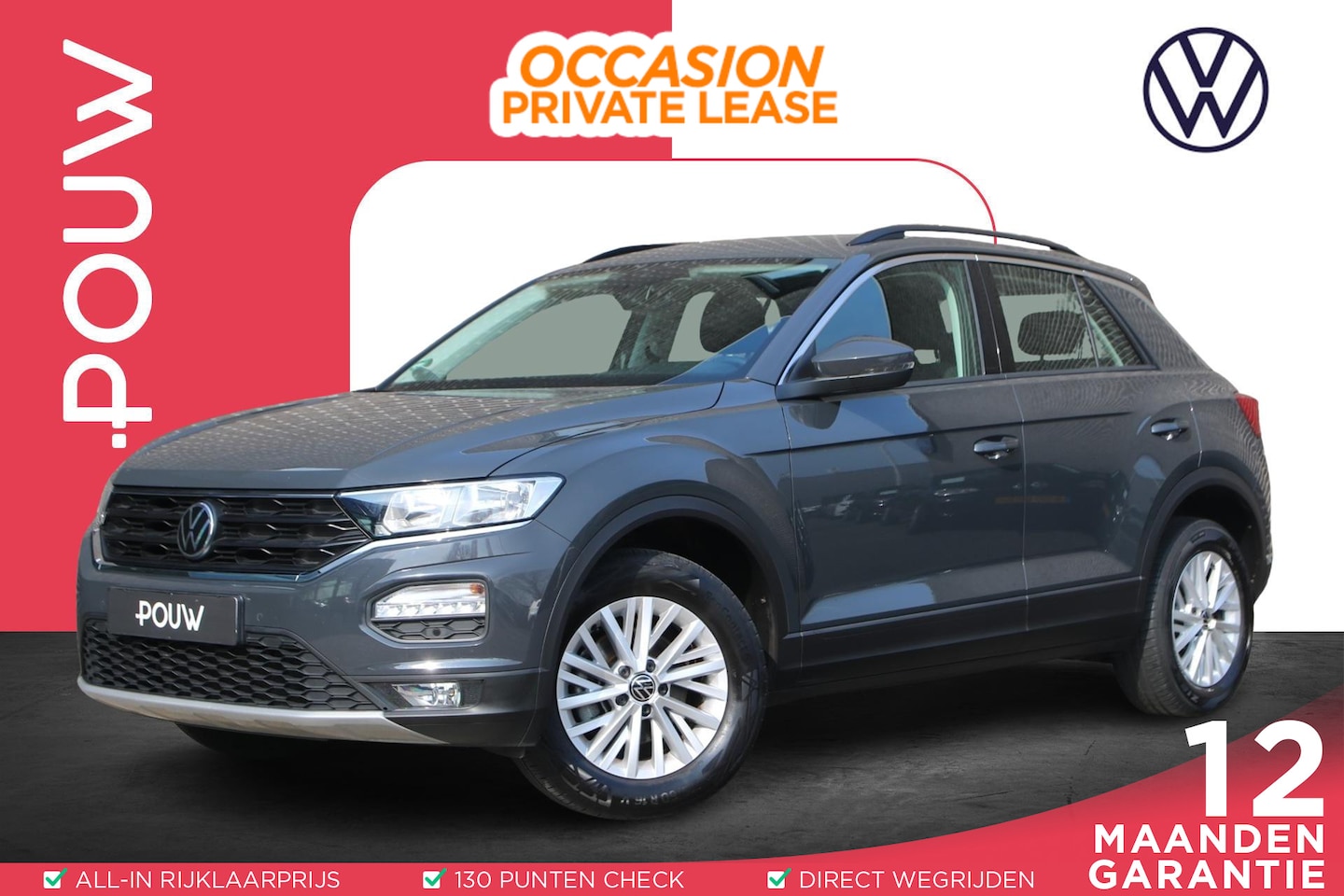 Volkswagen T-Roc - 1.0 TSI 110pk Style | Airconditioning | Navigatie | Adaptieve Cruise Control - AutoWereld.nl
