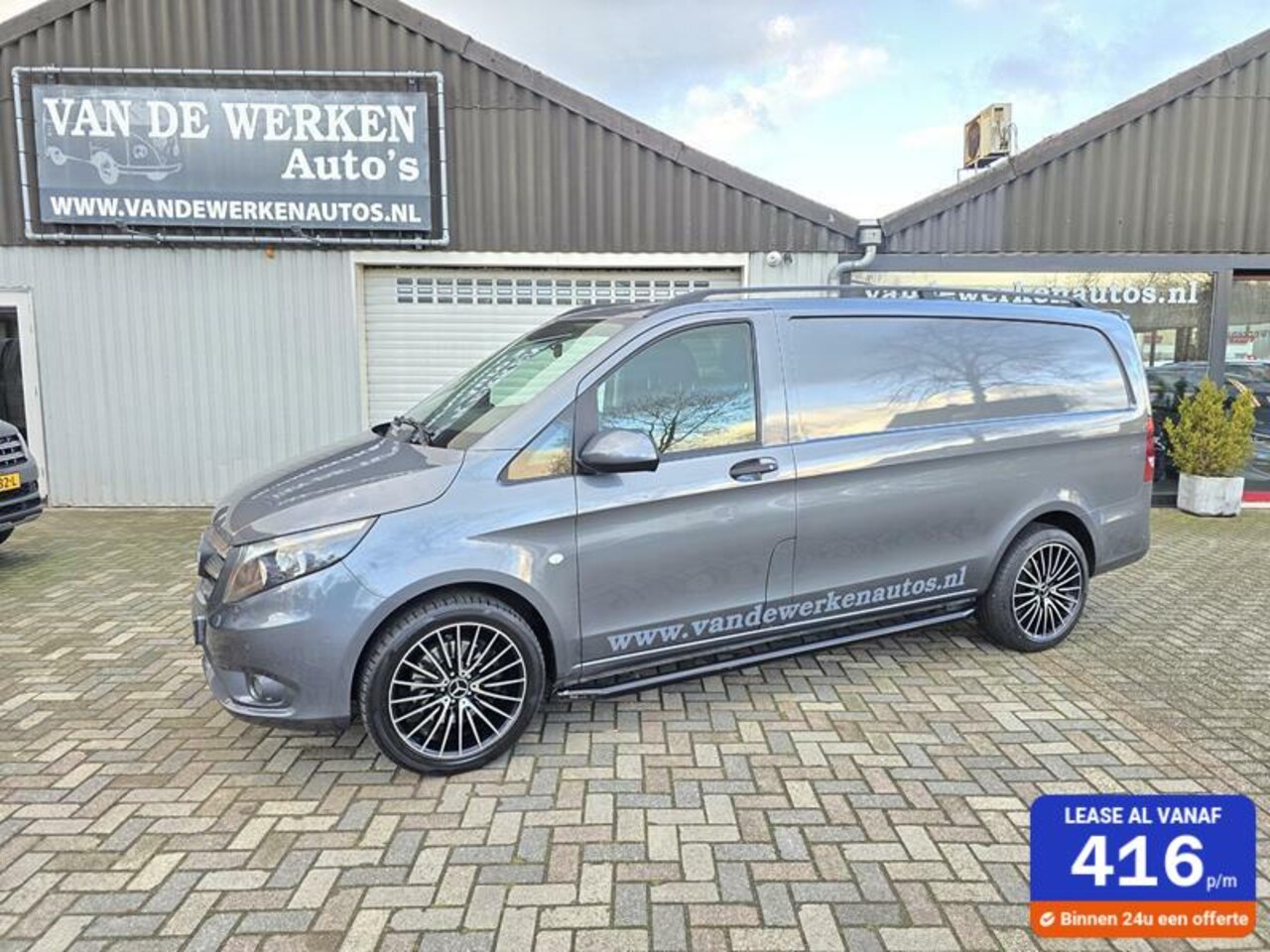 Mercedes-Benz Vito - Bestel 114 CDI Lang Luxe AUTOMAAT Airco|Cruise|Navi|Camera|19inch|Pdc!! - AutoWereld.nl