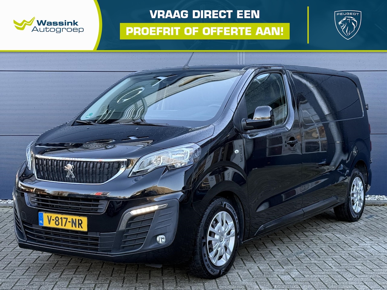 Peugeot Expert - 2.0 BlueHDi 180pk Automaat Premium Pack | Airco | Navigatie | Parkeersensoren Achter | Cru - AutoWereld.nl