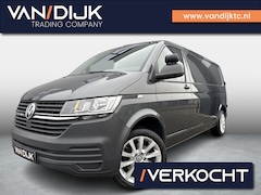 Volkswagen Transporter - 2.0 TDI L2H1 28 110PK ✓Rijklaarprijs ✓Airco ✓Cruise ✓Parkeersensoren ✓Schuifdeur rechts ✓L