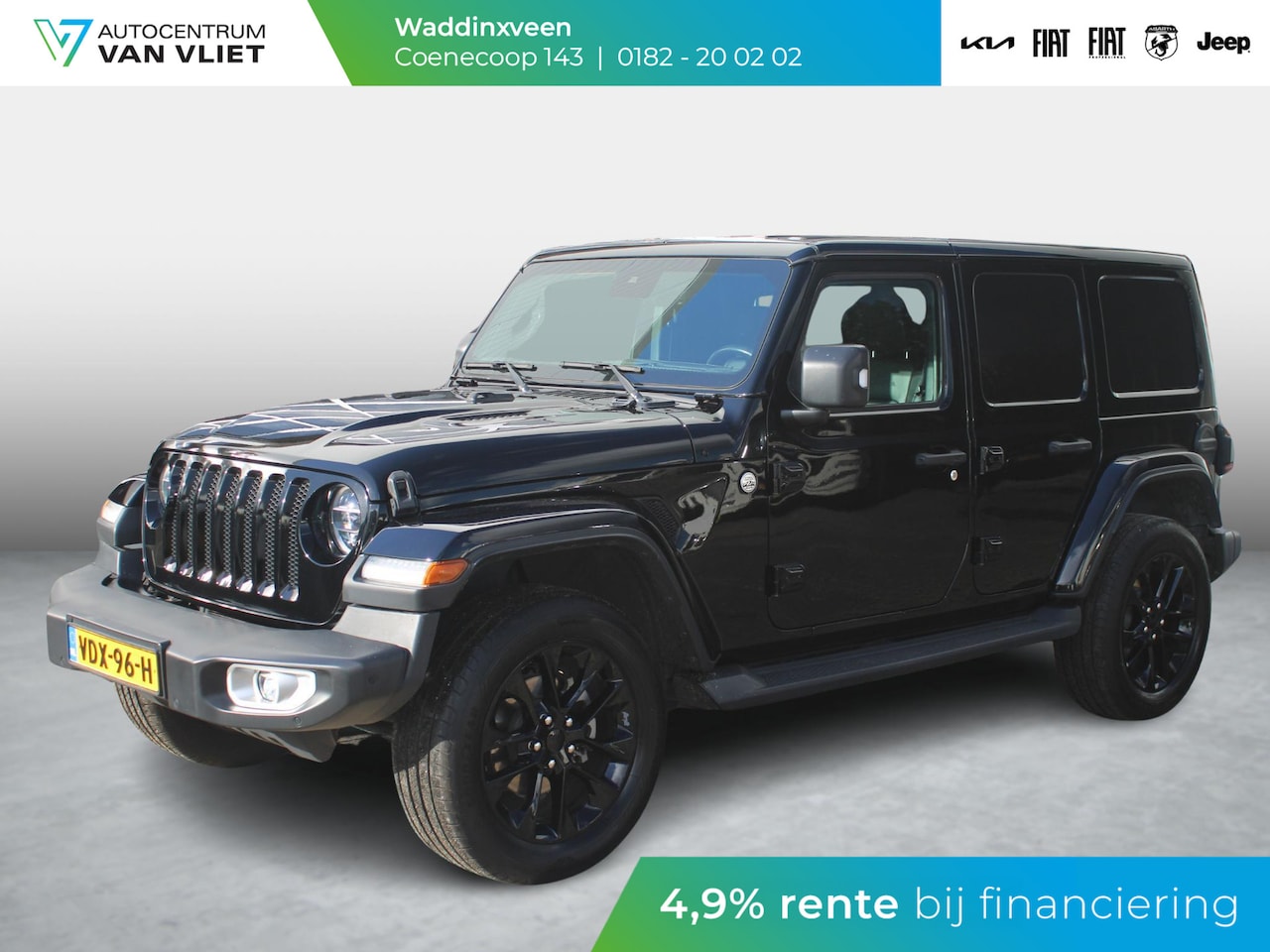 Jeep Wrangler Unlimited - 2.0T Sahara | Grijs kenteken | Stoel-/Stuurverwarming | Navi |  Adapt. Cruise | Clima | Ca - AutoWereld.nl