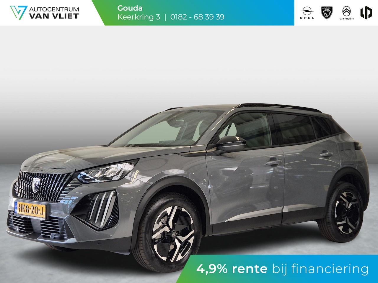Peugeot 2008 - 1.2 Hybrid 136 Allure Automaat | Navigatie | Parkeersensoren Voor/Achter | Keyless Entry | - AutoWereld.nl