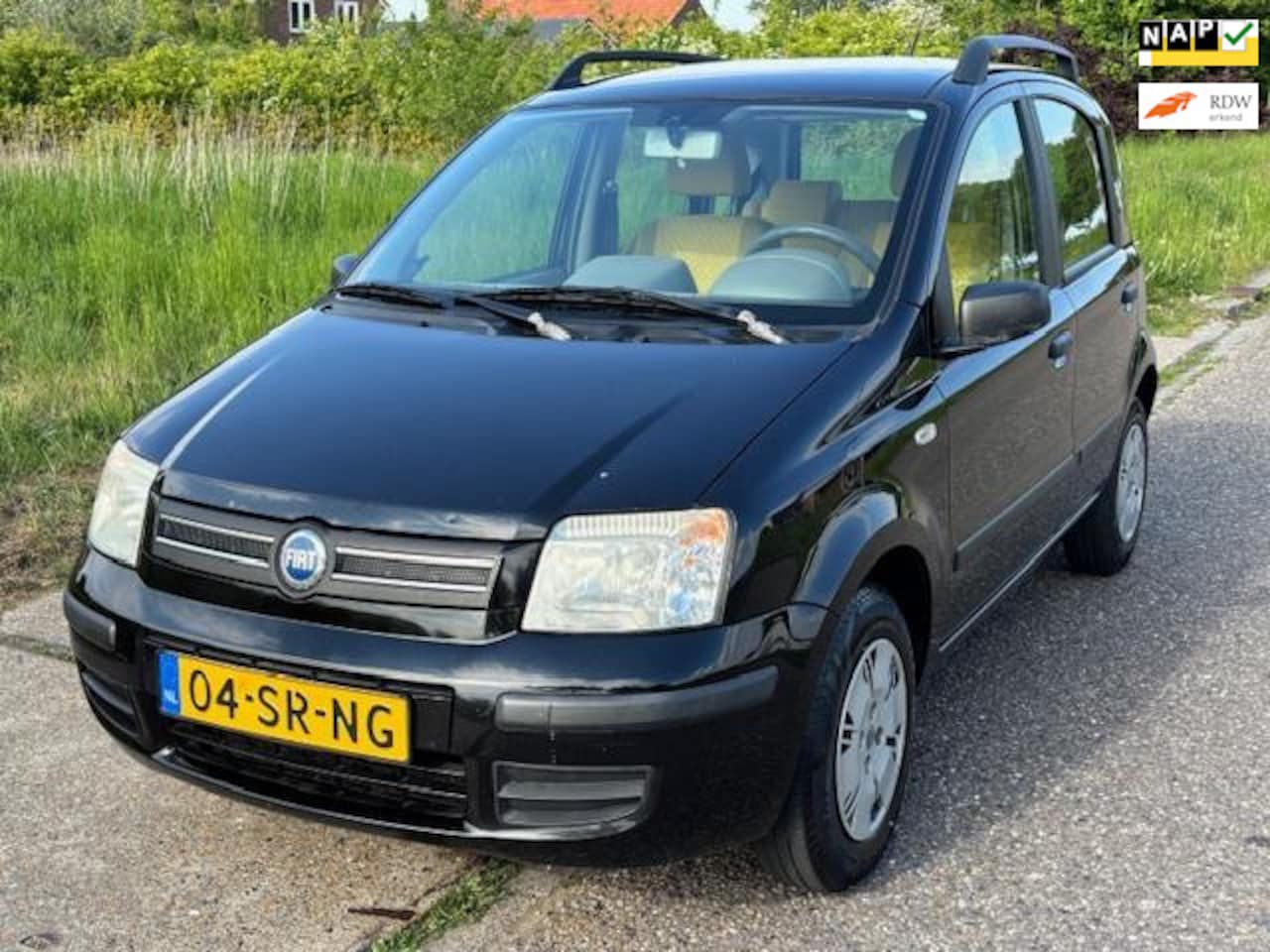 Fiat Panda - 1.2 Dynamic 5-Drs Stuurbekrachtiging Airco Electric pakket Audio/CD Dakrails ABS Colorpakk - AutoWereld.nl