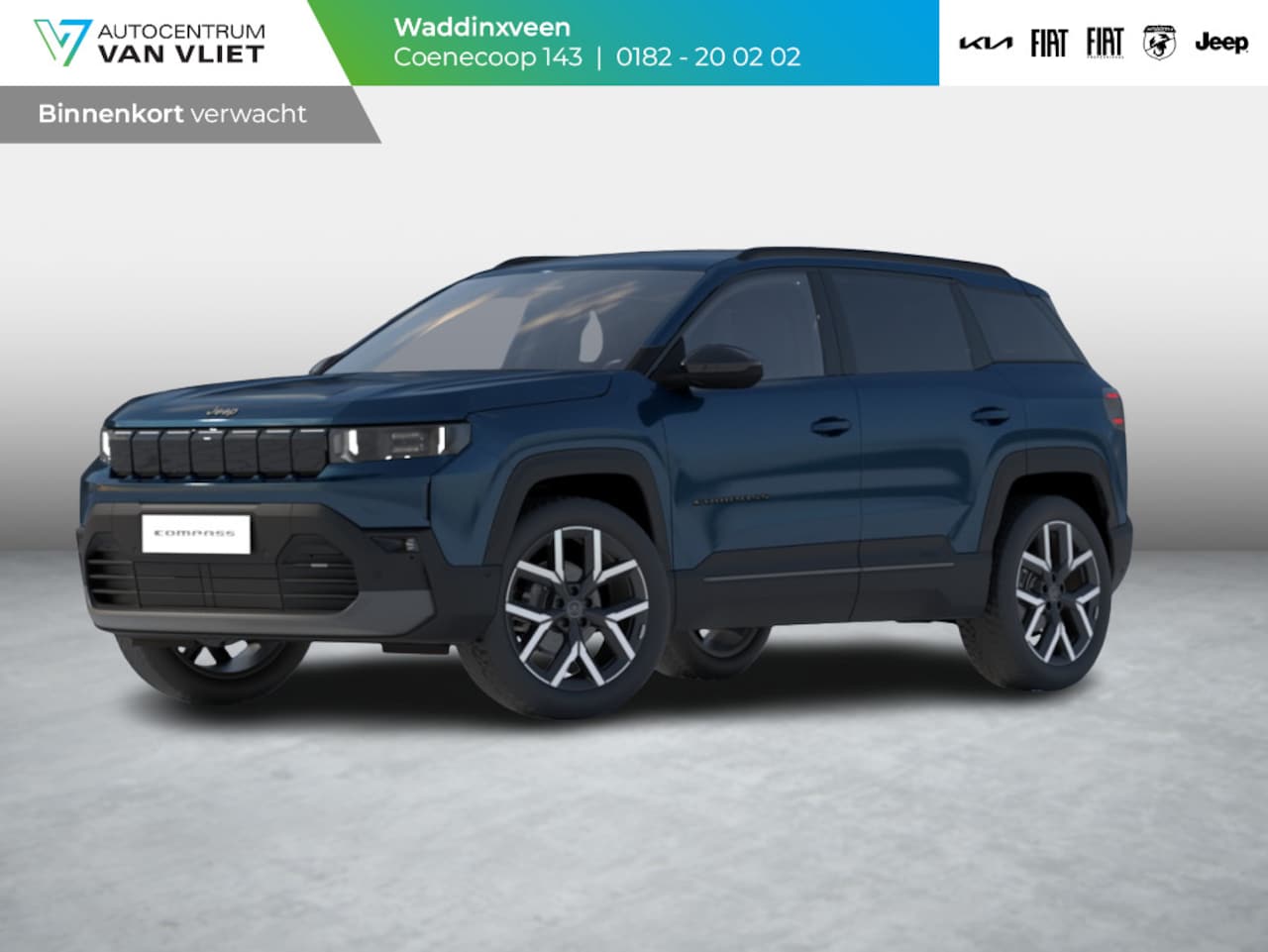 Jeep Compass - First Edition 74 kWh | Adapt. Cruise | Camera | Carplay | 20" | Elektr. A-Klep | Navi | Wi - AutoWereld.nl