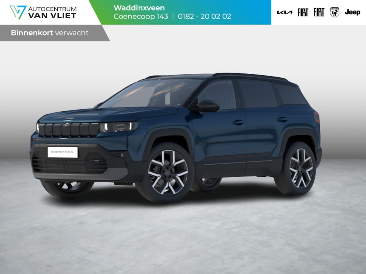 Jeep Compass - First Edition 74 kWh | Adapt. Cruise | Camera | Carplay | 20" | Elektr. A-Klep | Navi | Wi - AutoWereld.nl