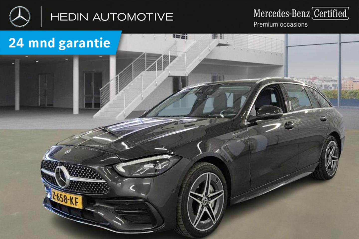 Mercedes-Benz C-klasse Estate - C 300e Automaat AMG Line | Distronic | Panoramadak | Sfeerverlichting | Stoelverwarming | - AutoWereld.nl