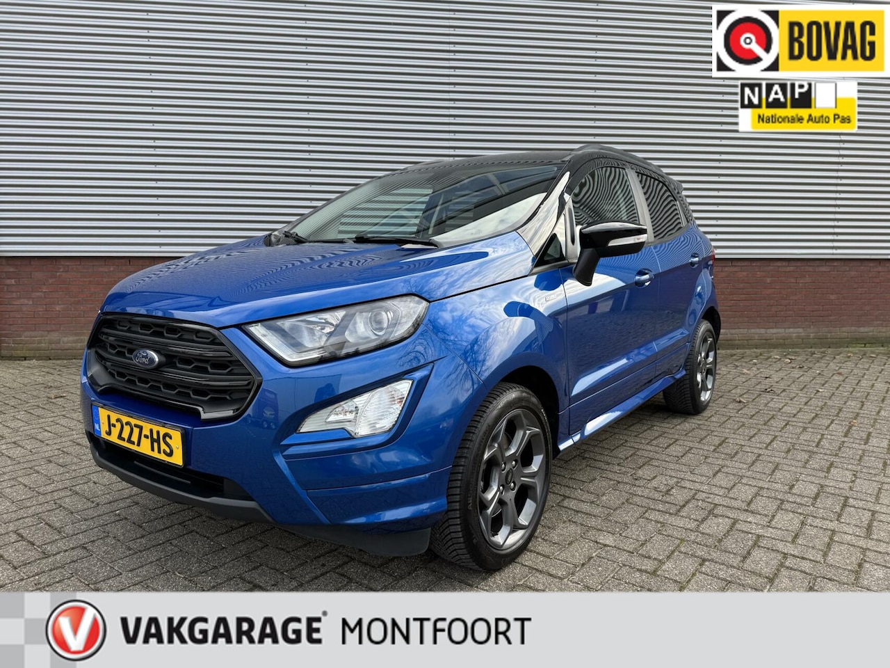 Ford EcoSport - 1.0 EcoBoost ST-Line Black|Automaat|Keyles|Stoelverwarming|Carplay|Cruise|Navi|Stuurwielve - AutoWereld.nl