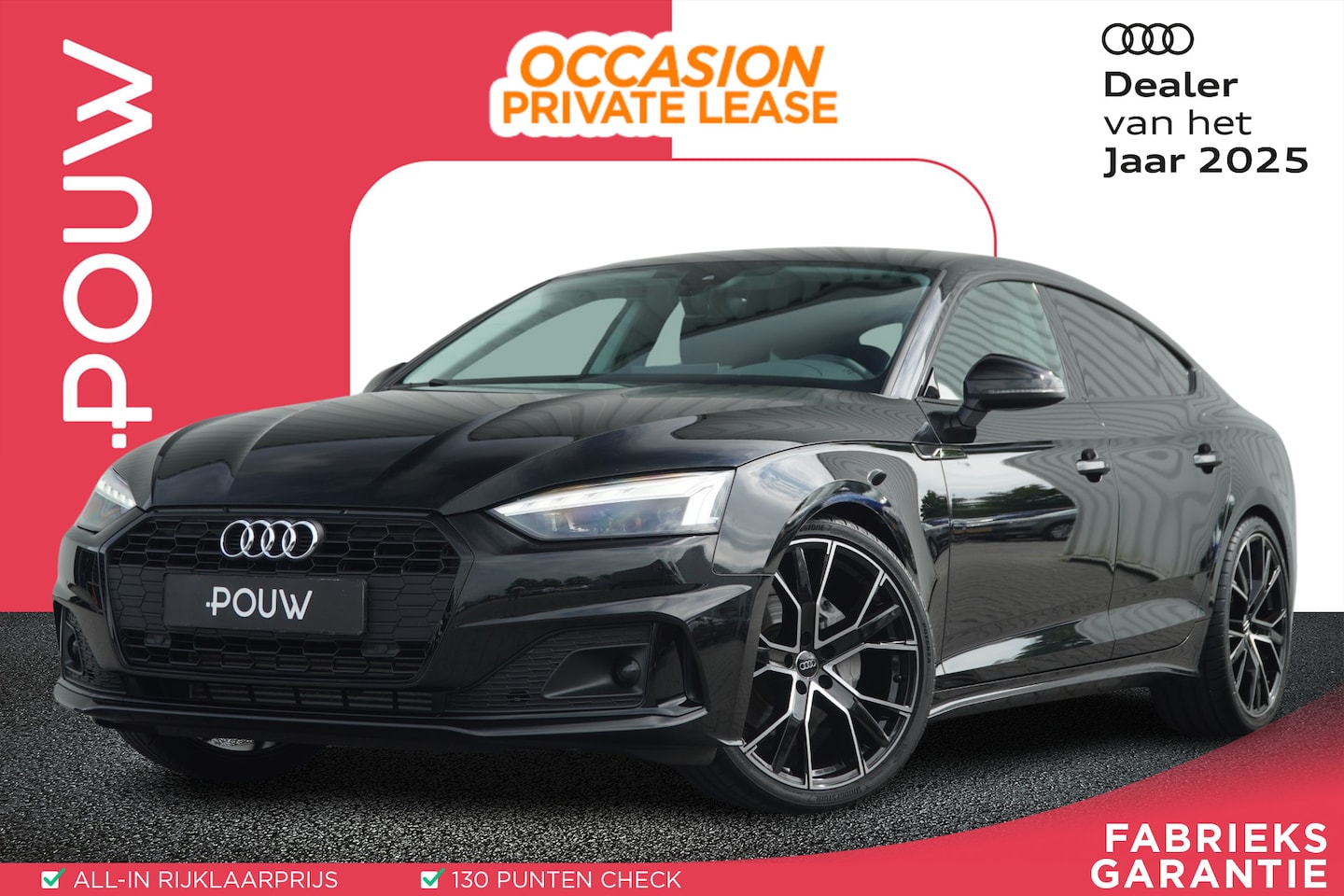 Audi A5 Sportback - 40 TFSI 204pk S-tronic Advanced Edition | 20" Velgen | Sportstoelen | Navigatie - AutoWereld.nl