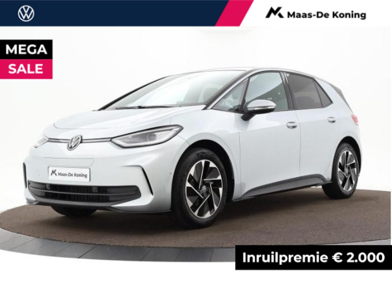 Volkswagen ID.3 - Pro Business 58 kWh accu. 204 pk · sfeerverlichting · stuurwiel multifunctioneel · MEGA SA - AutoWereld.nl