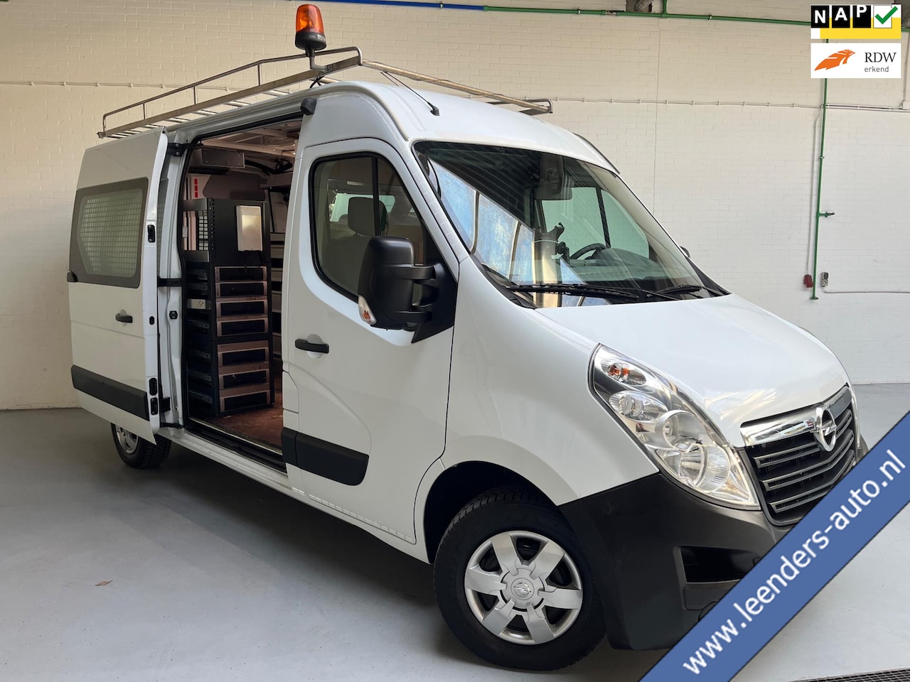 Opel Movano - Automaat Servicewagen 2.3 CDTI BiTurbo 170PK euro6 L2H2 Imperiaal + Trap, BOTT Kasten V230 - AutoWereld.nl