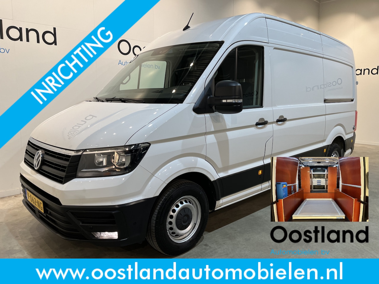 Volkswagen Crafter - 35 2.0 TDI L3H3 180 PK Servicebus / Sortimo Inrichting / Euro 6 / Schuifdeur L + R / 220V. - AutoWereld.nl
