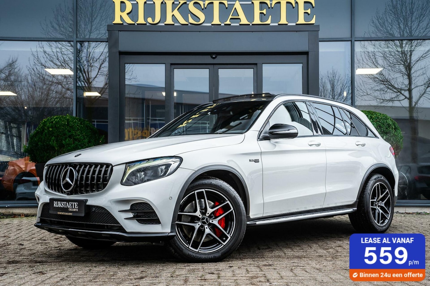 Mercedes-Benz GLC-klasse - AMG 43 4MATIC|PANO|MEMORY|BURMESTER|19'' - AutoWereld.nl