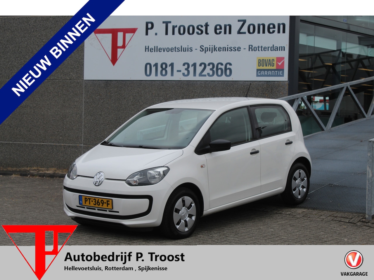 Volkswagen Up! - 1.0 move up! Airco/Bluetooth/Radio-CD speler/Centrale deurvergrendeling/Elektrische ramen. - AutoWereld.nl