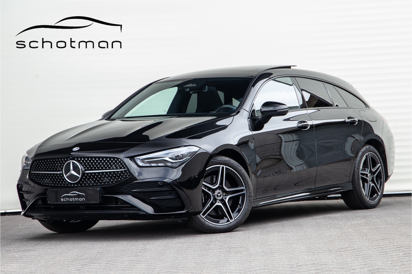 Mercedes-Benz CLA-klasse Shooting Brake - 250 e AMG Premium, Nightpack, Pano, Key-Less, Hybrid 2024 - AutoWereld.nl