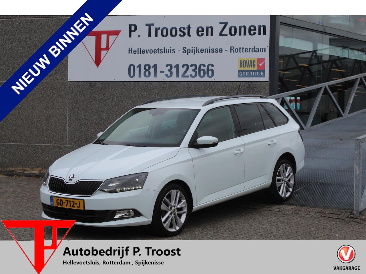 Skoda Fabia Combi - 1.2 TSI Style AUTOMAAT/Cruise control/Climate control/Parkeersensoren/Bluetooth/Spraakbedi - AutoWereld.nl