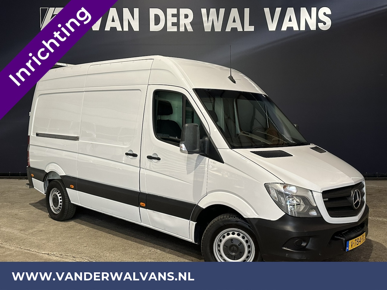 Mercedes-Benz Sprinter - 316 CDI 164pk L2H2 inrichting Euro6 Airco | 2800kg Trekhaak | Cruisecontrol Parkeersensore - AutoWereld.nl