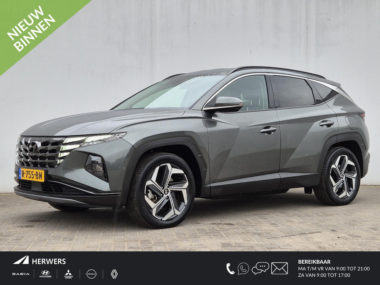 Hyundai Tucson - 1.6 T-GDI PHEV Plug-in Premium 4WD Automaat / Apple Carplay Android Auto / Tranhaak vast / - AutoWereld.nl