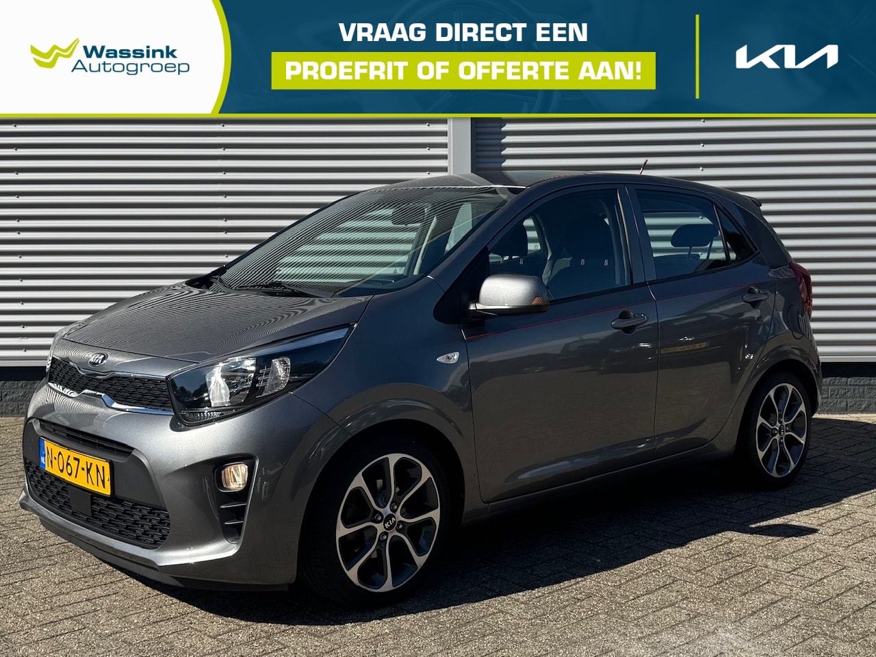 Kia Picanto - 1.0 MPi 67pk 4-zits ComfortLine | Trekhaak | Lichtmetalen Velgen | Bluetooth | - AutoWereld.nl