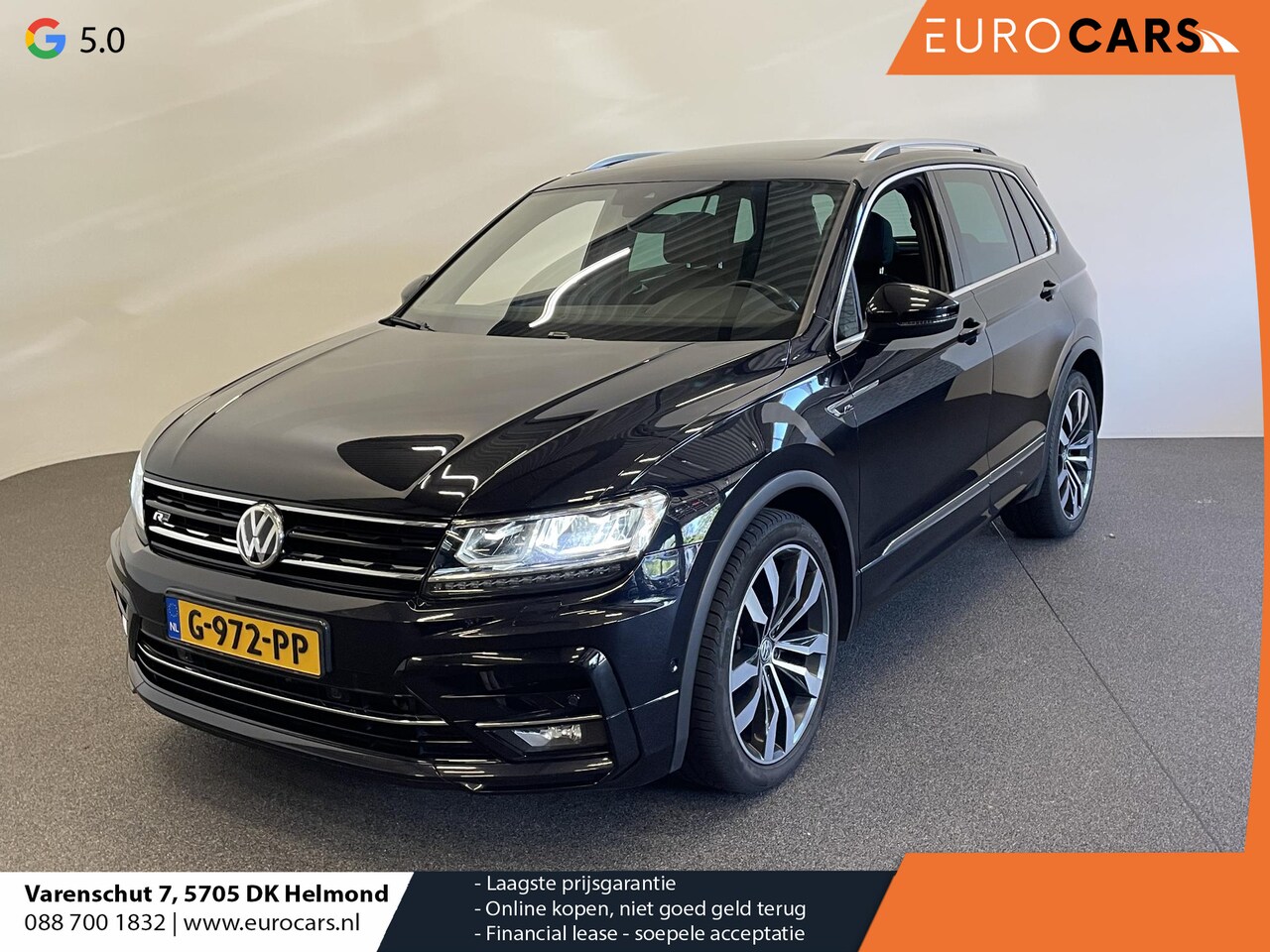 Volkswagen Tiguan - 2.0 TSI 4Motion Highline Business R Panoramadak Trekhaak Navigatie Apple Carplay/Android A - AutoWereld.nl
